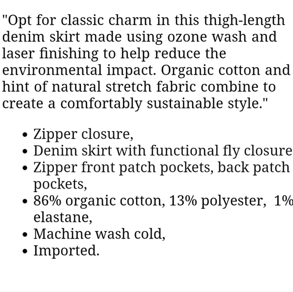 NWT prAna Broadway Skirt in True Blue - Picture 9 of 9